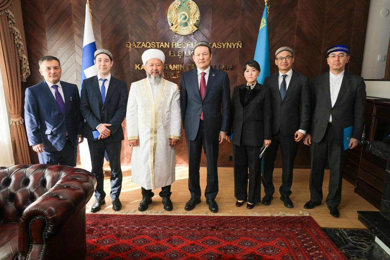 БАС МҮФТИ ФИНЛЯНДИЯ РЕСПУБЛИКАСЫНДАҒЫ ЕЛШІСІМЕН КЕЗДЕСТІ